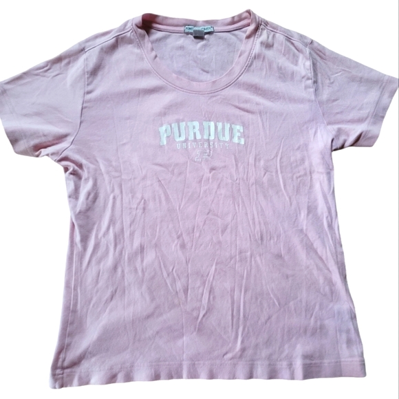 Port Authority Tops - 🌸LARGE PURDUE PORT AUTHORITY WOMANS LIGHT PINK TSHIRT 🌸